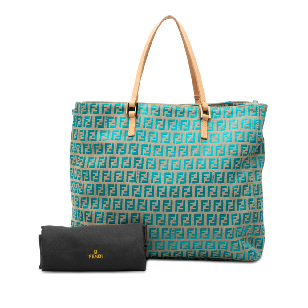 Pre-Loved Fendi Zucchino Canvas Tote - Picture 8 of 8